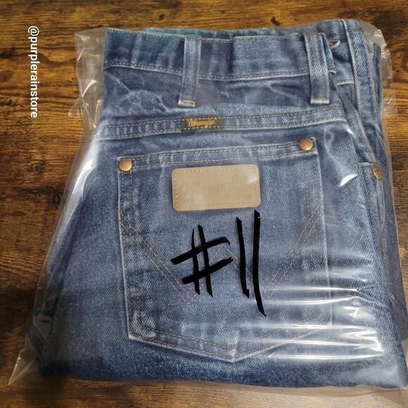 Wrangler Jeans Tag 30x32 Measures 29x31 Cowboy Cut Slim Fit 936DEN Western - Picture 10 of 10